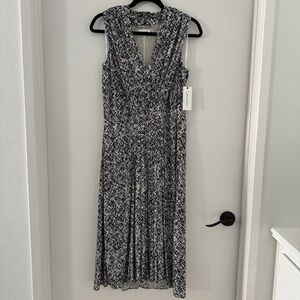 Calvin Klein NWT Abstract Patterned Midi Dress